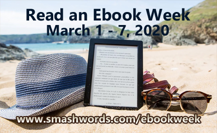 ebookweek 3 - e-reader on beach